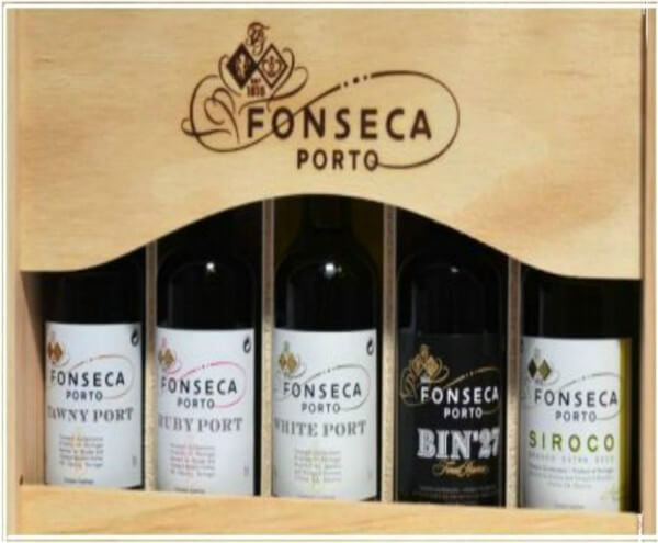 Fonseca Porto - Holzkiste mit 5 Miniaturen (á 0,05 Liter)