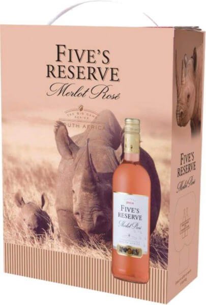 Van Loveren Fives Reserve Merlot Rosé Bag in Box 3 Liter
