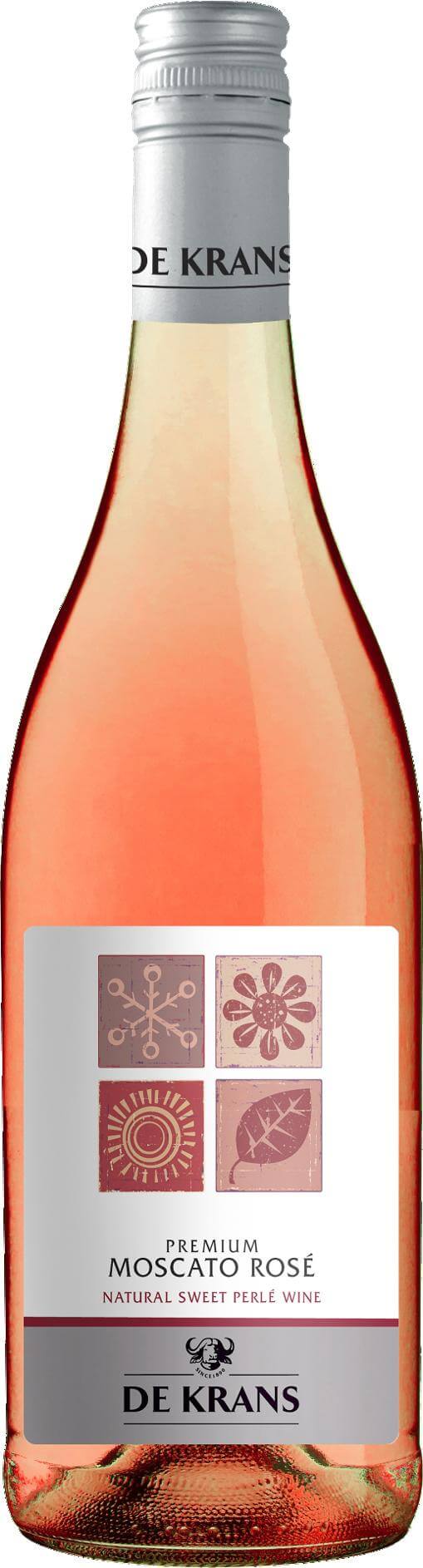 De Krans Premium Moscato Perlé Rosé 2023